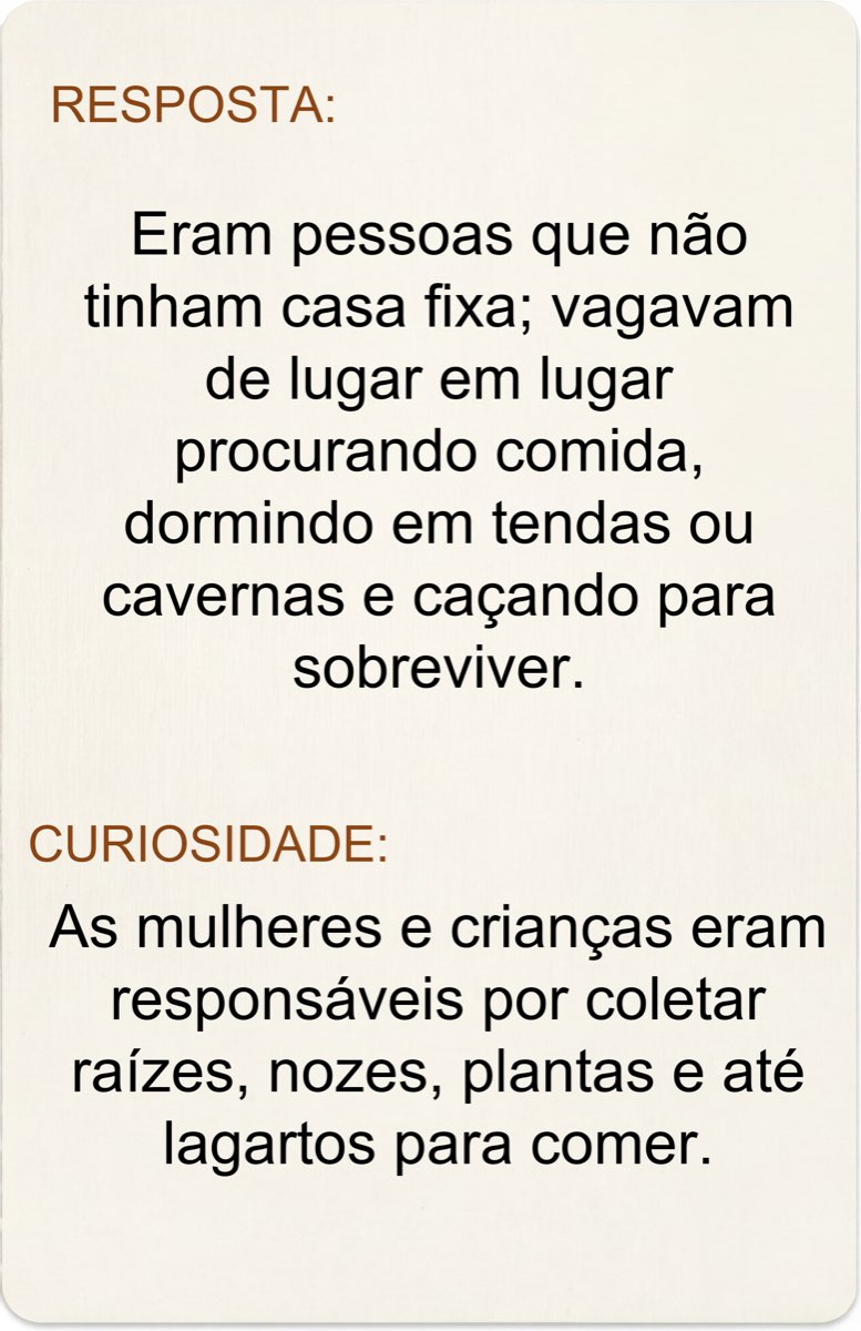 Flashcard — Resposta